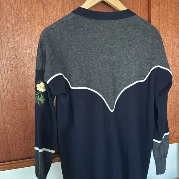 STELLA MCCARTNEY Embroidered Button-Up Western Style Cardigan. Size Medium. EUC. - Picture 11 of 12